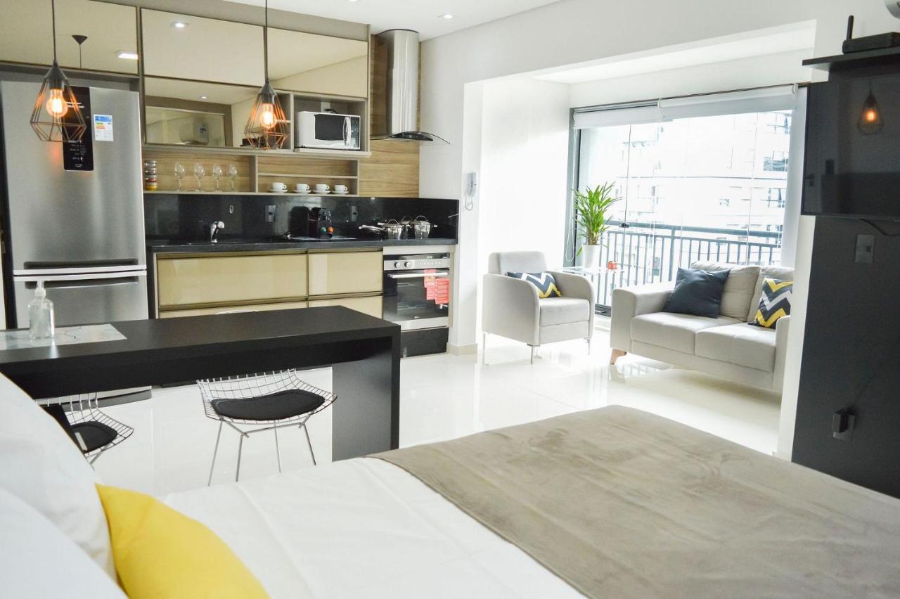Easy Star - Studio Amplo E Confortavel No Campo Belo - Np01G Apartment Sao Paulo Bagian luar foto